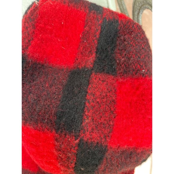 Vintage Trapper Hat Plaid Large Wool Blend Made In USA Dorman Pacific Faux Fur - Picture 9 of 9